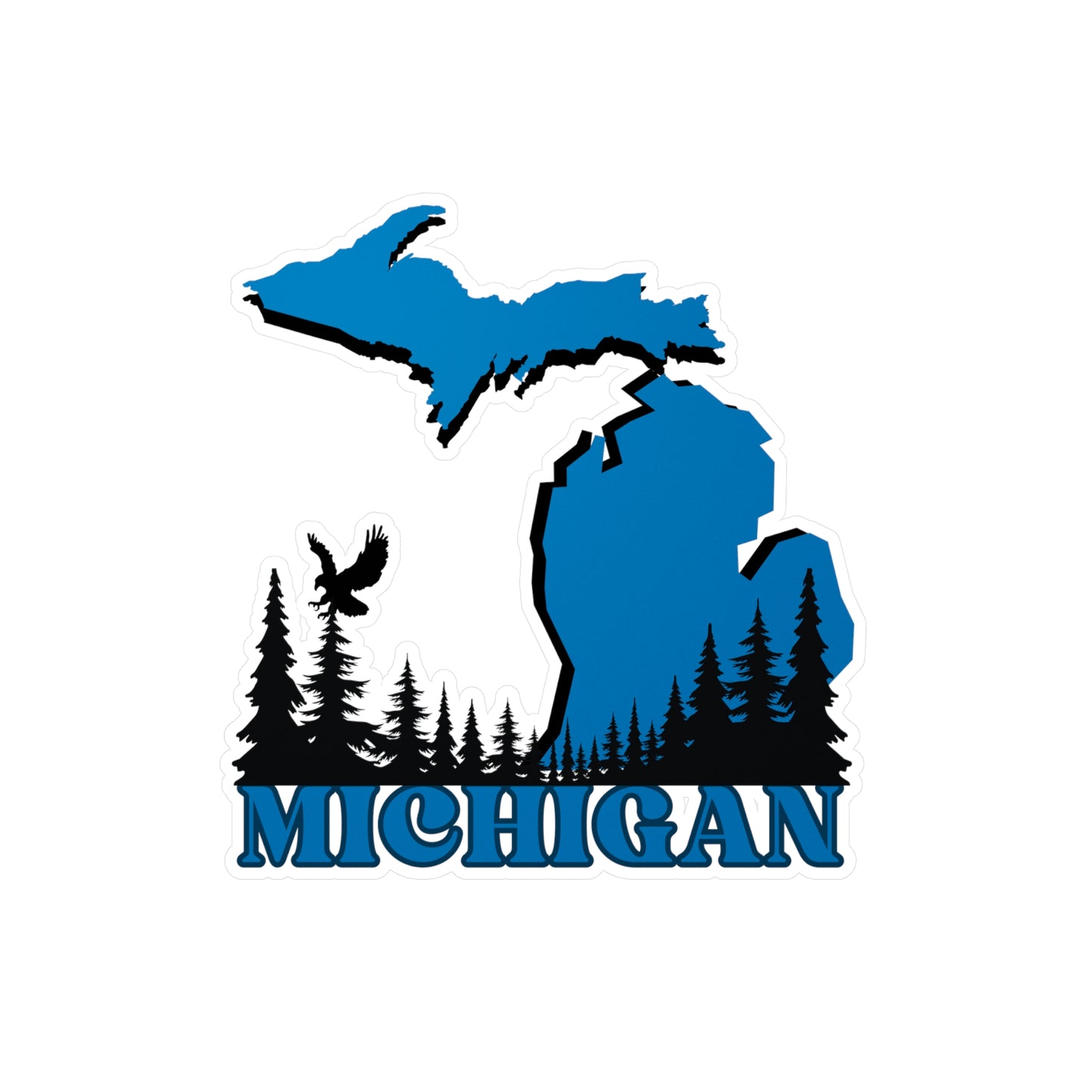 Michigan Outdoor Waterproof Vinyl Decal