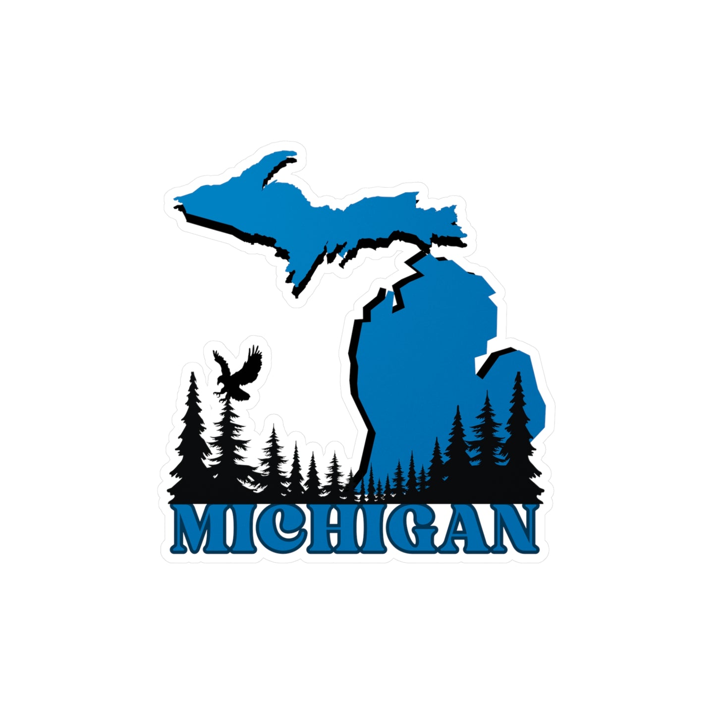 Michigan Outdoor Waterproof Vinyl Decal