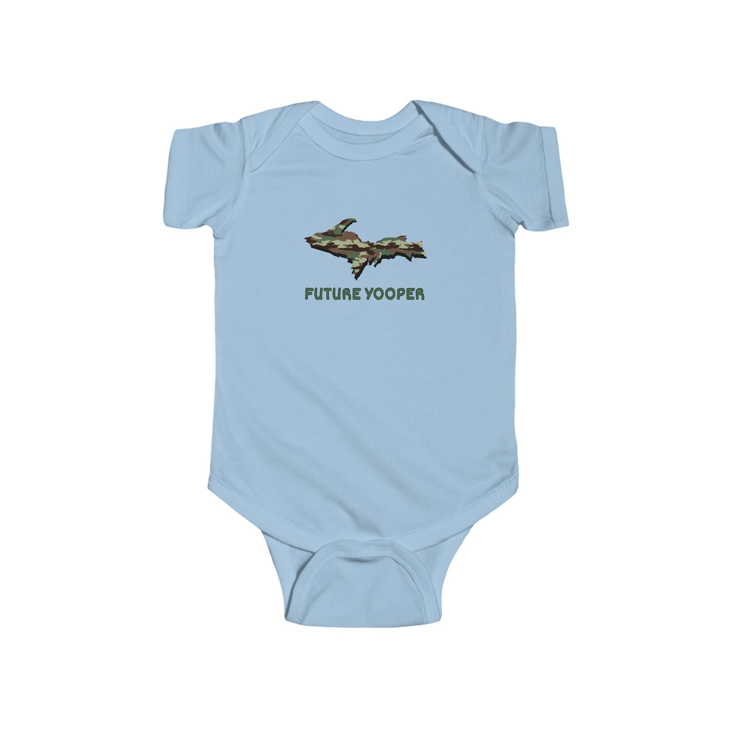 Future Yooper Camo Upper Peninsula Michigan Infant Bodysuit