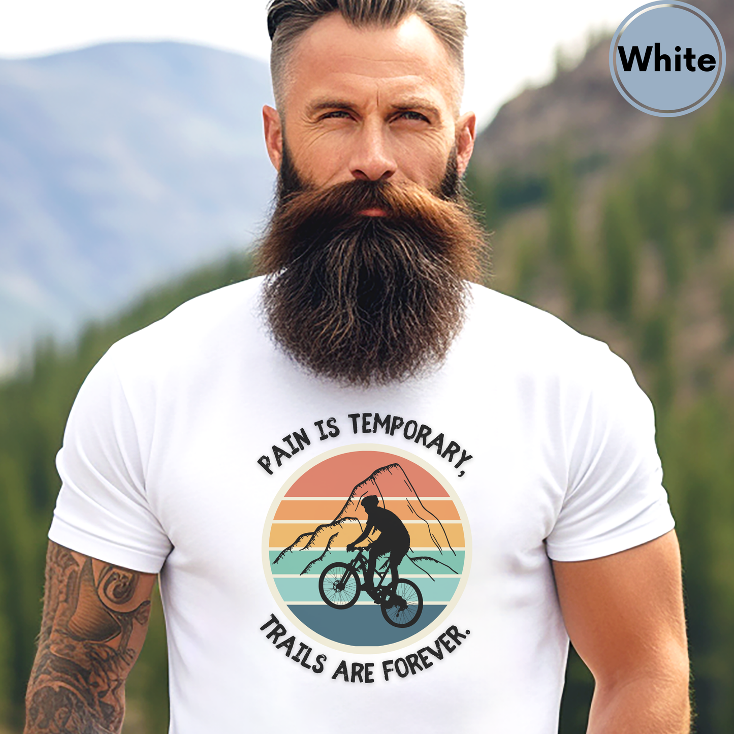 Michigan Trails are Forever Mountain Biking Unisex tshirt