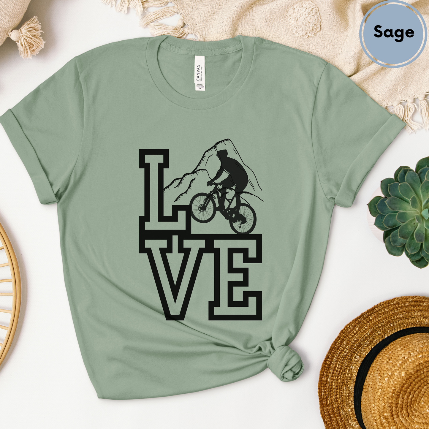 Love Mountain Biking tshirt