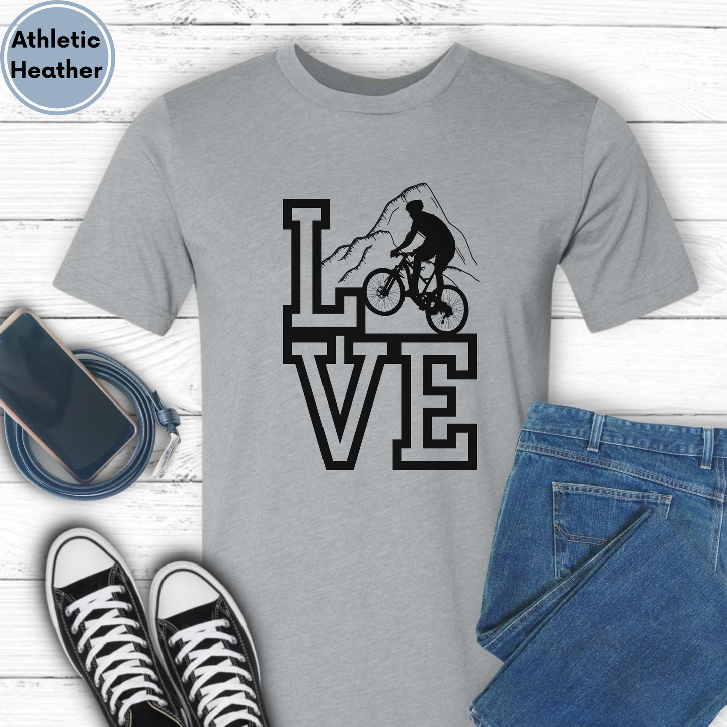 Love Mountain Biking tshirt