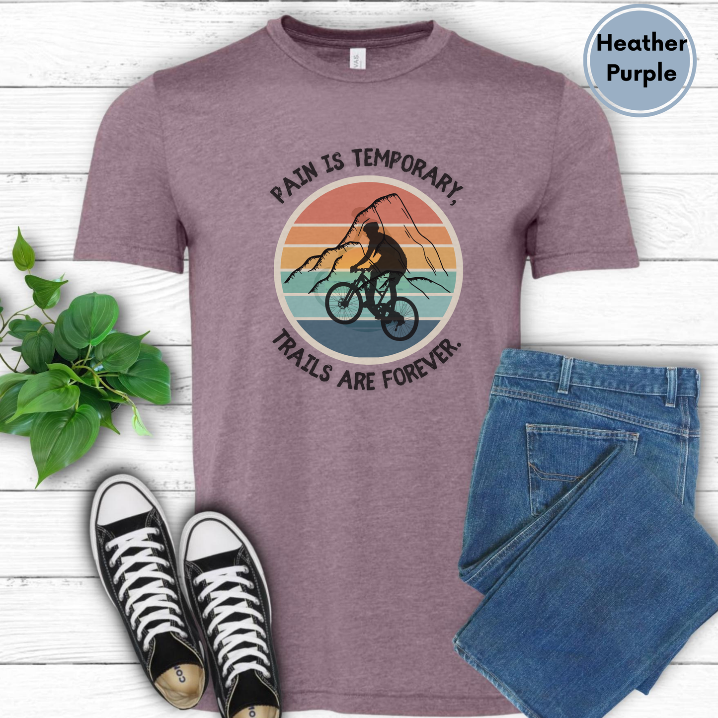 Michigan Trails are Forever Mountain Biking Unisex tshirt