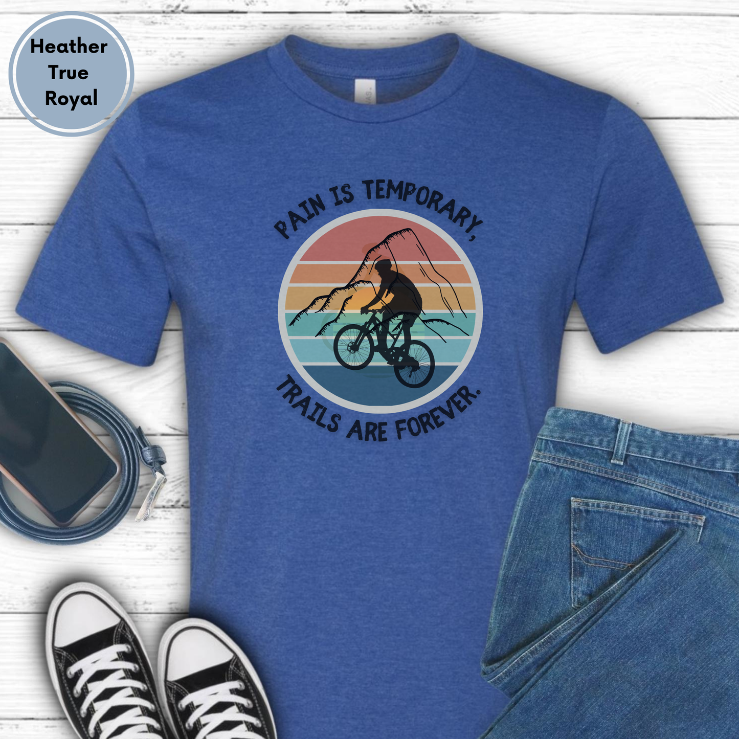 Michigan Trails are Forever Mountain Biking Unisex tshirt