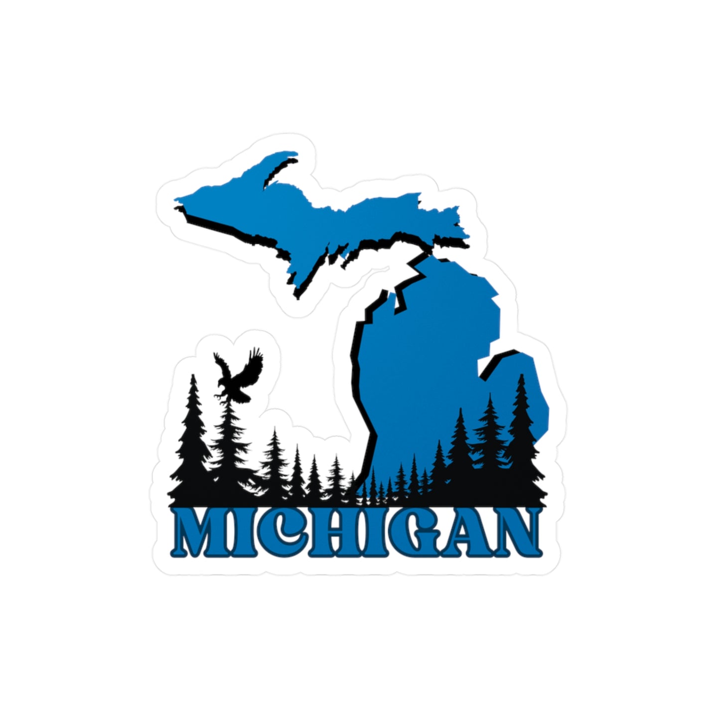 Michigan Outdoor Waterproof Vinyl Decal
