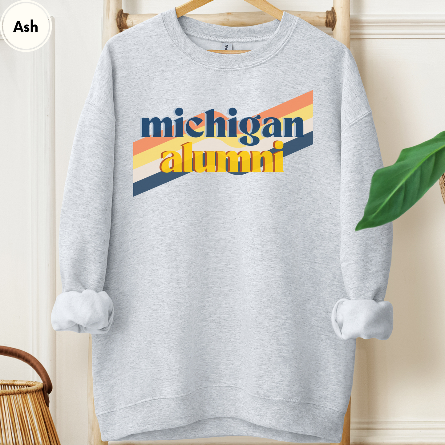 Michigan Alumni Vintage Sweatshirt