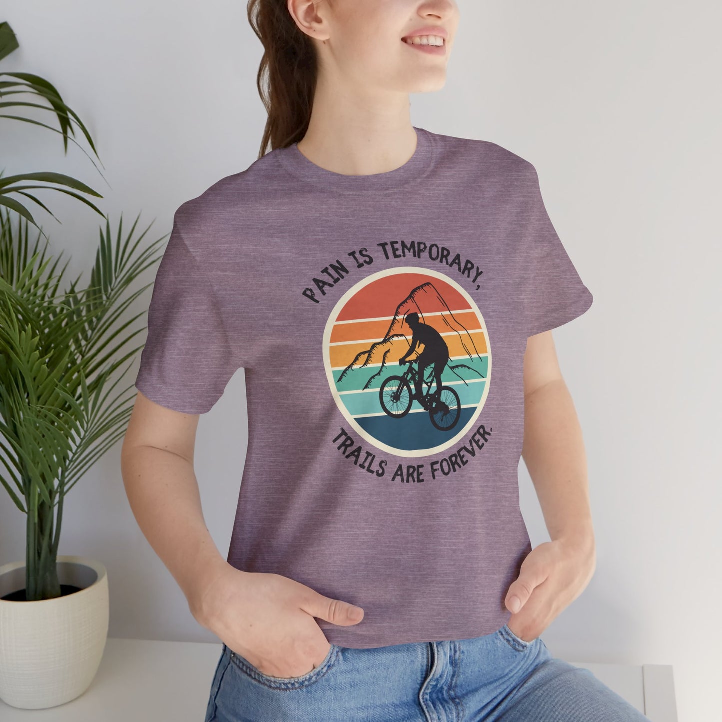 Michigan Trails are Forever Mountain Biking Unisex tshirt