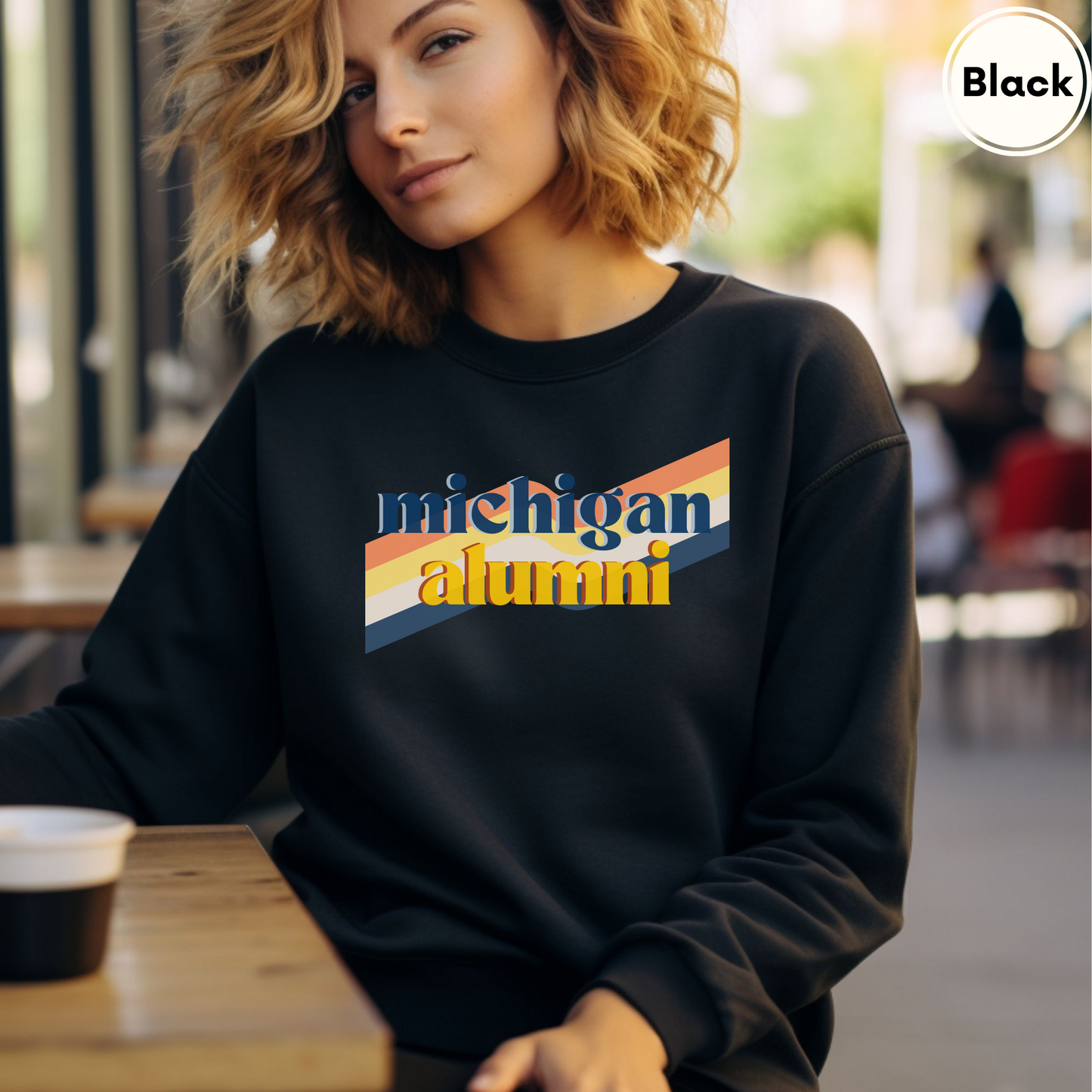 Michigan Alumni Vintage Sweatshirt