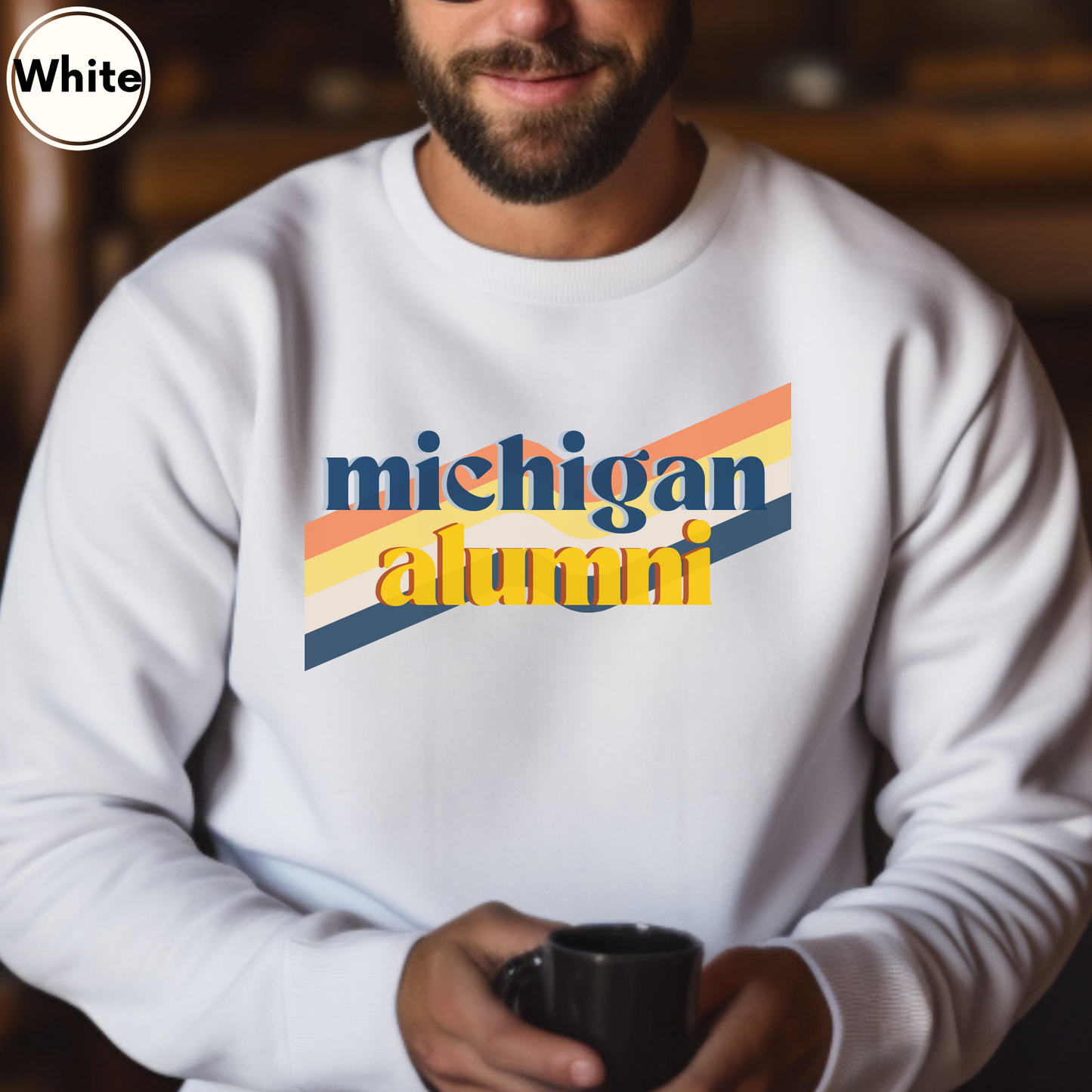 Michigan Alumni Vintage Sweatshirt