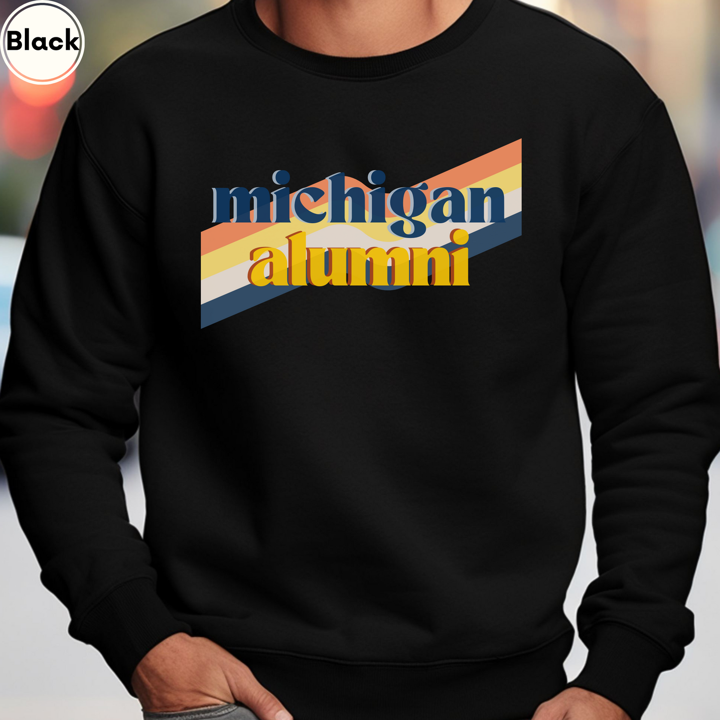 Michigan Alumni Vintage Sweatshirt