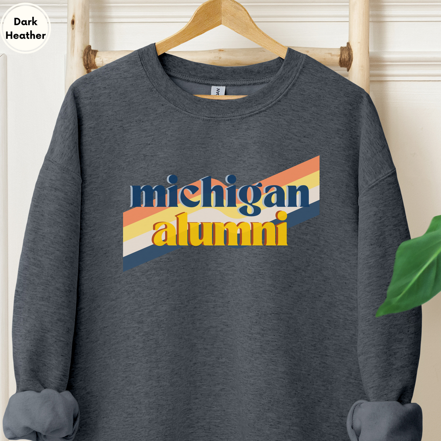 Michigan Alumni Vintage Sweatshirt