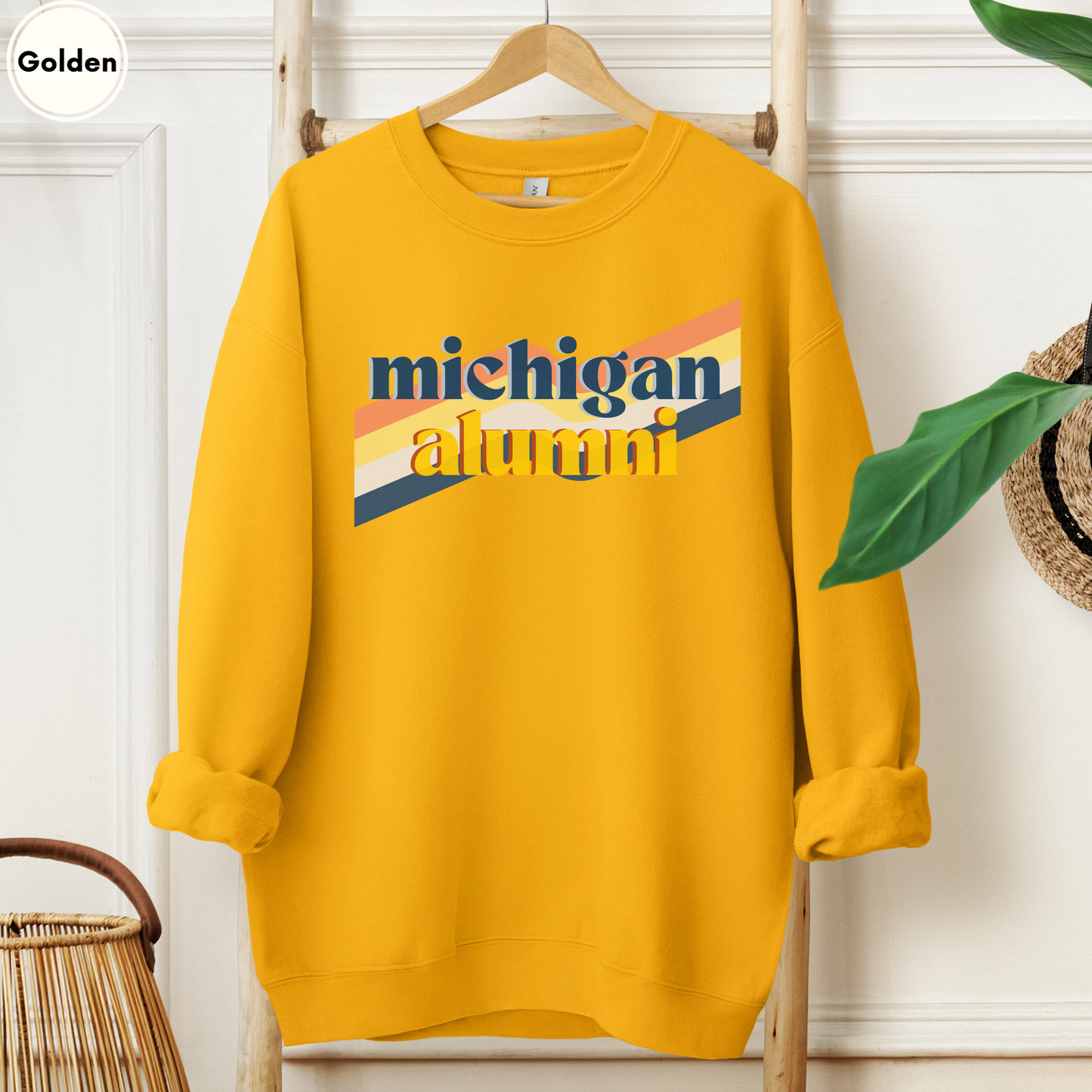 Michigan Alumni Vintage Sweatshirt