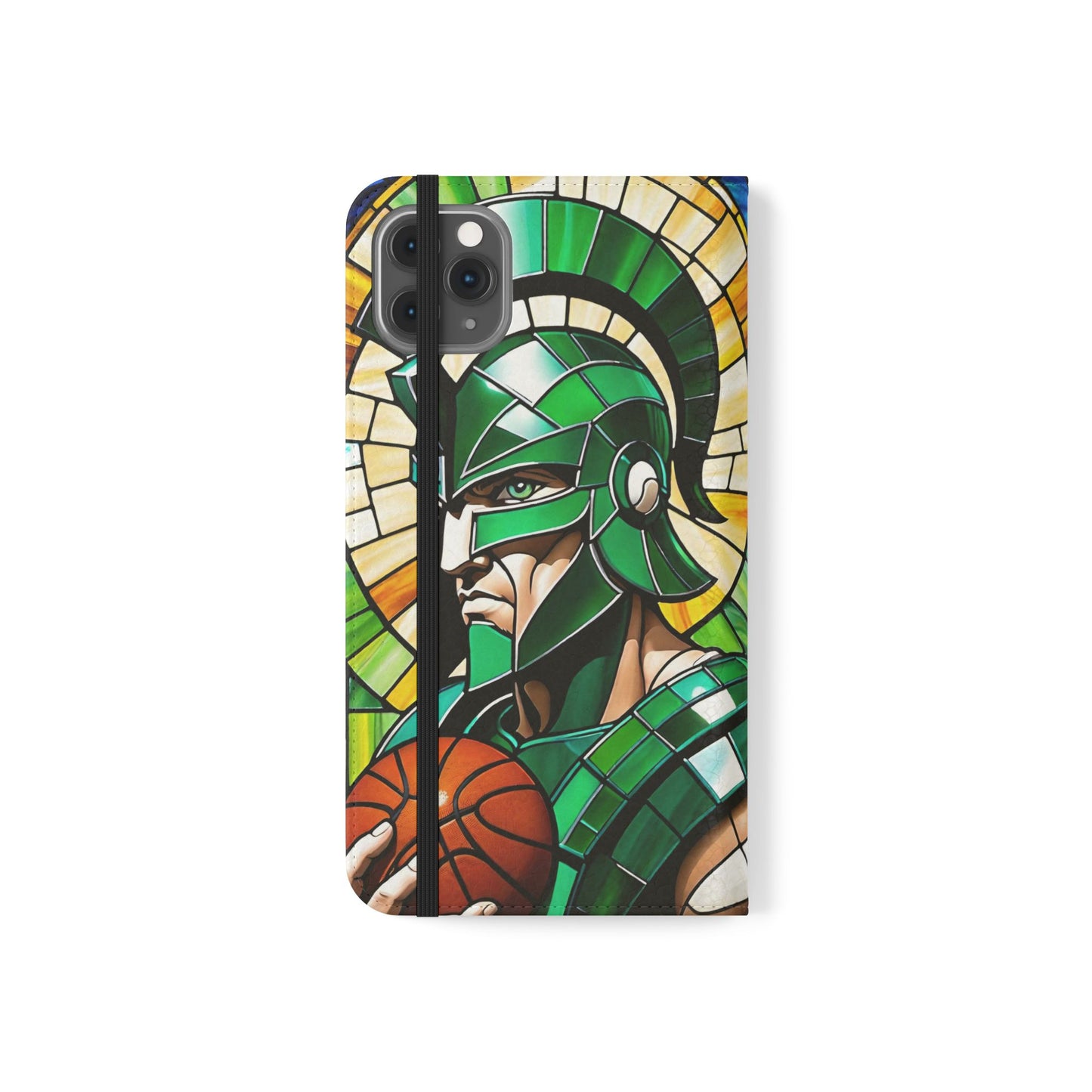 Spartan Basketball Flip Cases for Iphones and Samsung Galaxy Phones