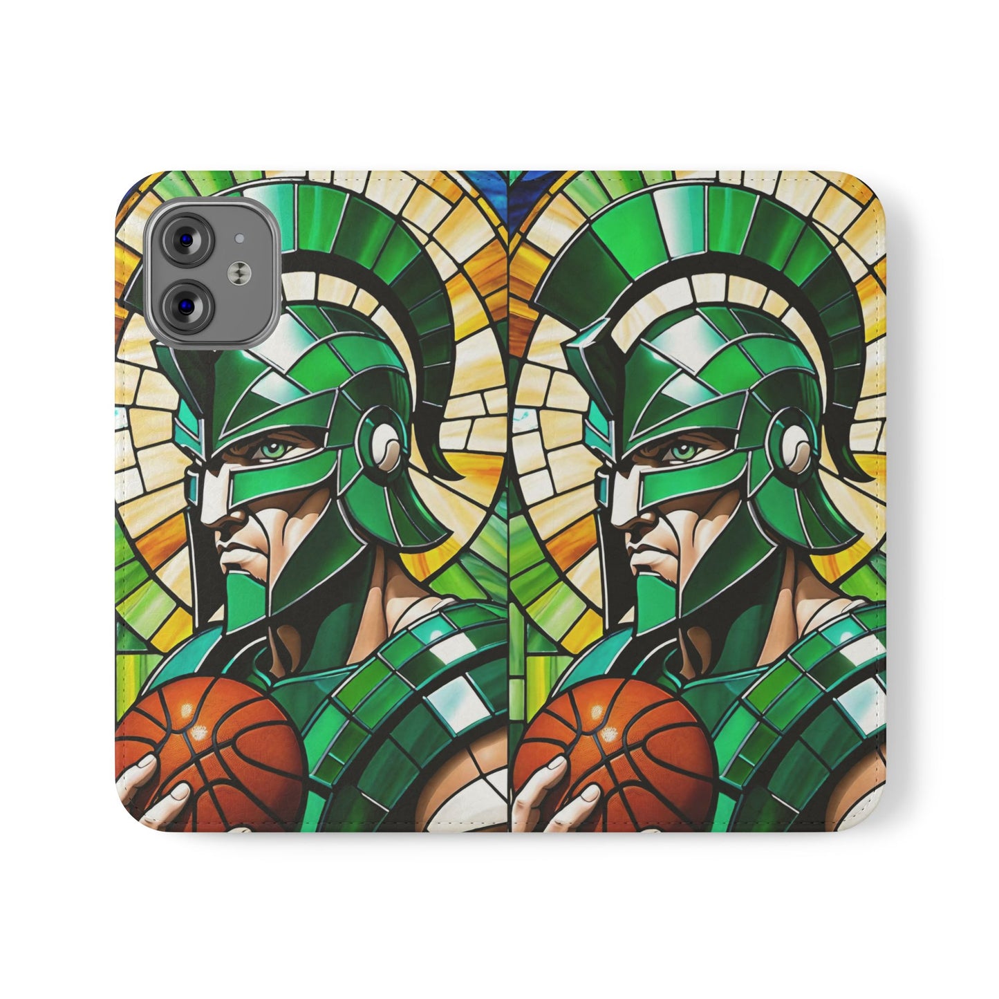 Spartan Basketball Flip Cases for Iphones and Samsung Galaxy Phones