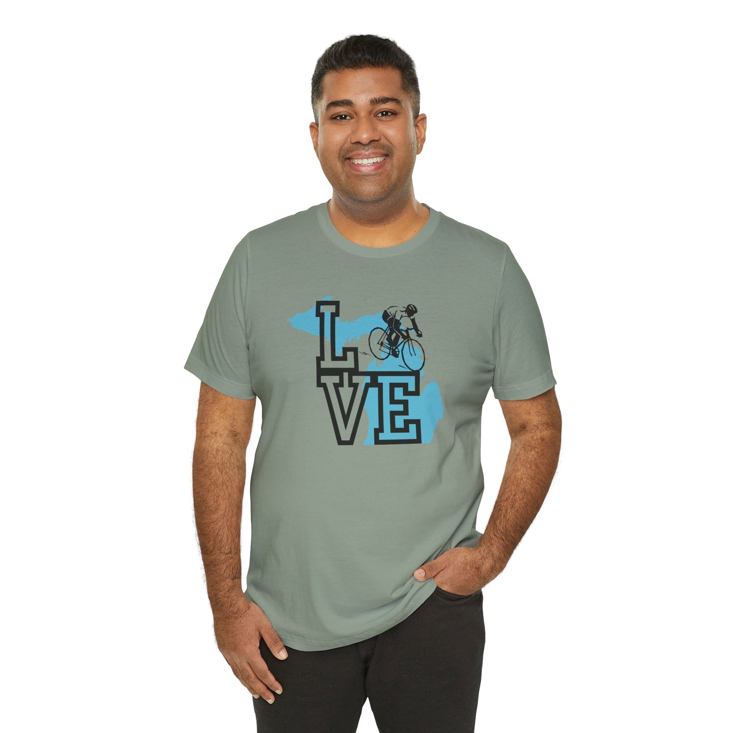 Love Road Cycling Biking Michigan shirt