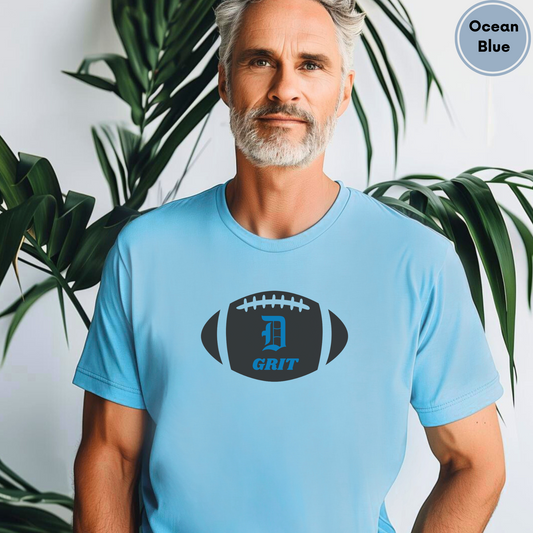 Detroit Football Unisex Jersey Short Sleeve Tee