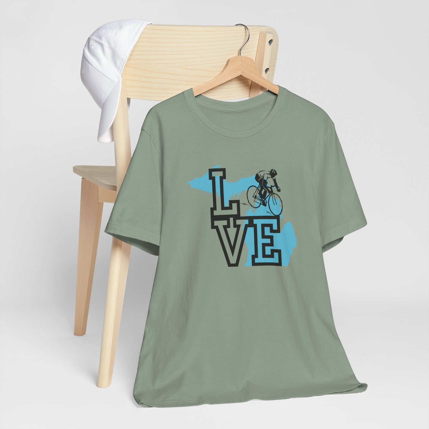 Love Road Cycling Biking Michigan shirt