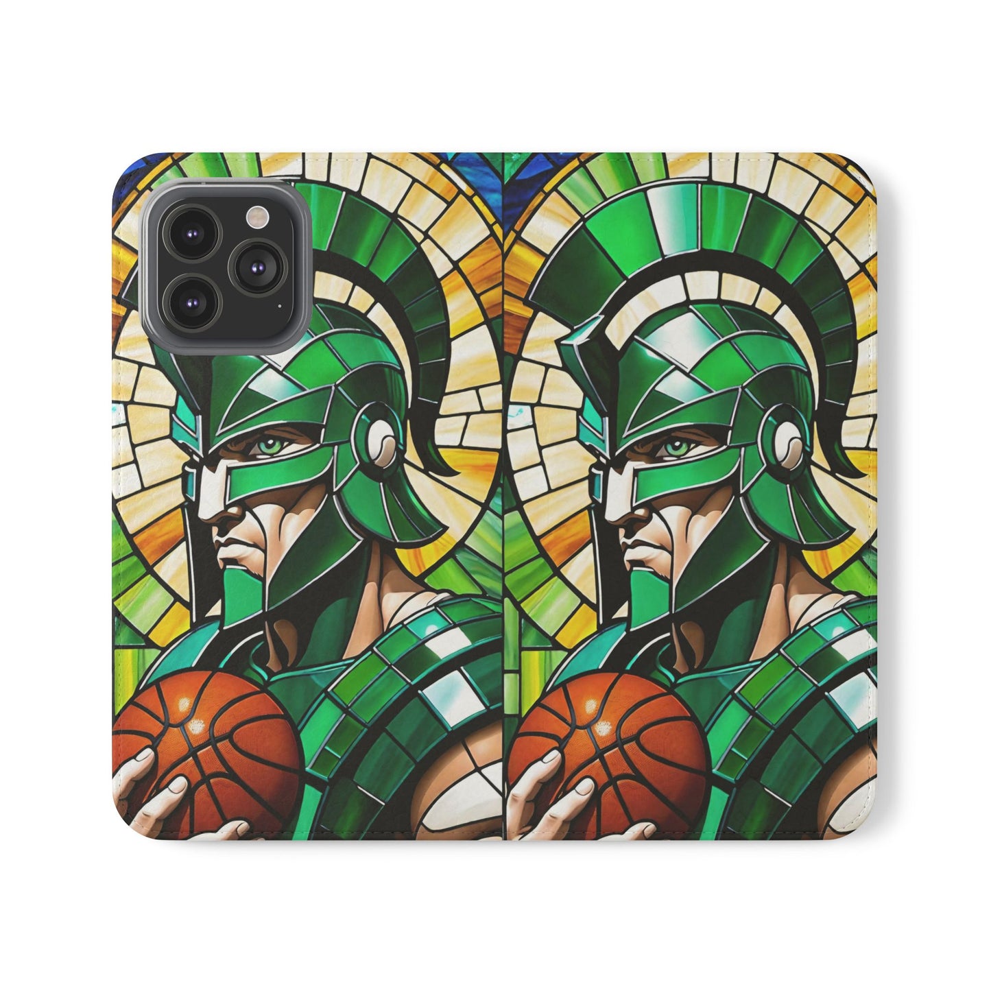 Spartan Basketball Flip Cases for Iphones and Samsung Galaxy Phones