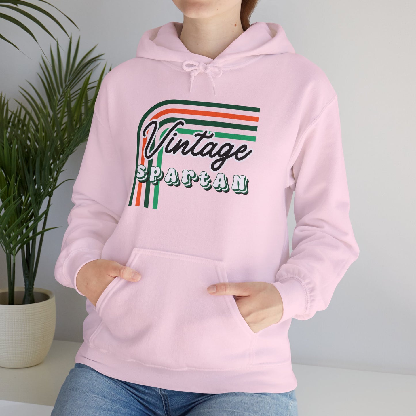 Spartan Vintage Long Sleeve Hoodie