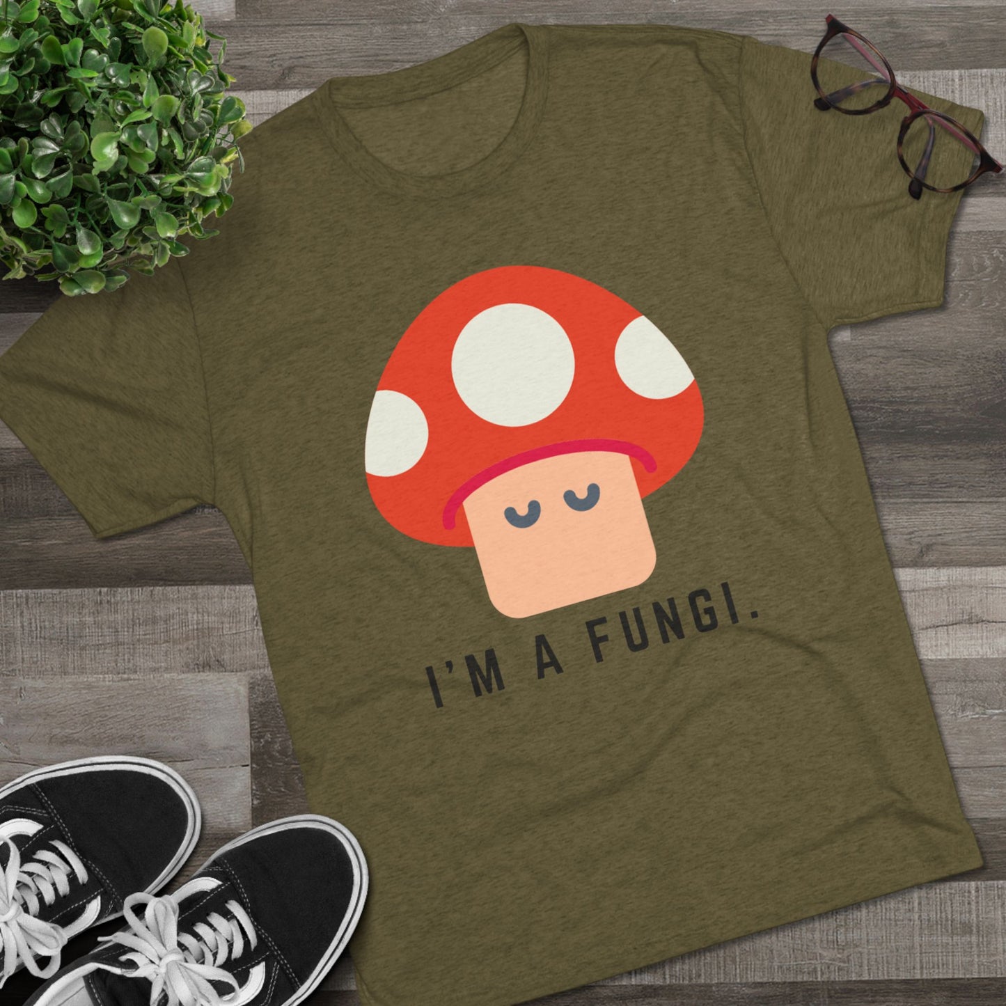 I'm a Fungi Unisex Tri-Blend Crew Tee