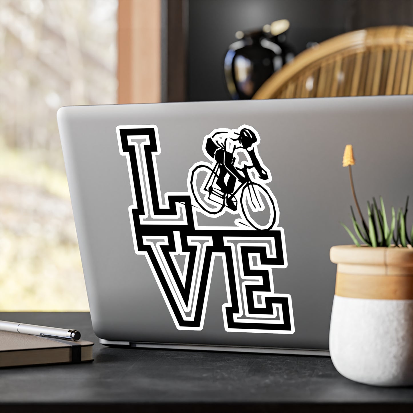 Road Cycling Biking Decal Multiple Sizes for Indoors and Outdoors