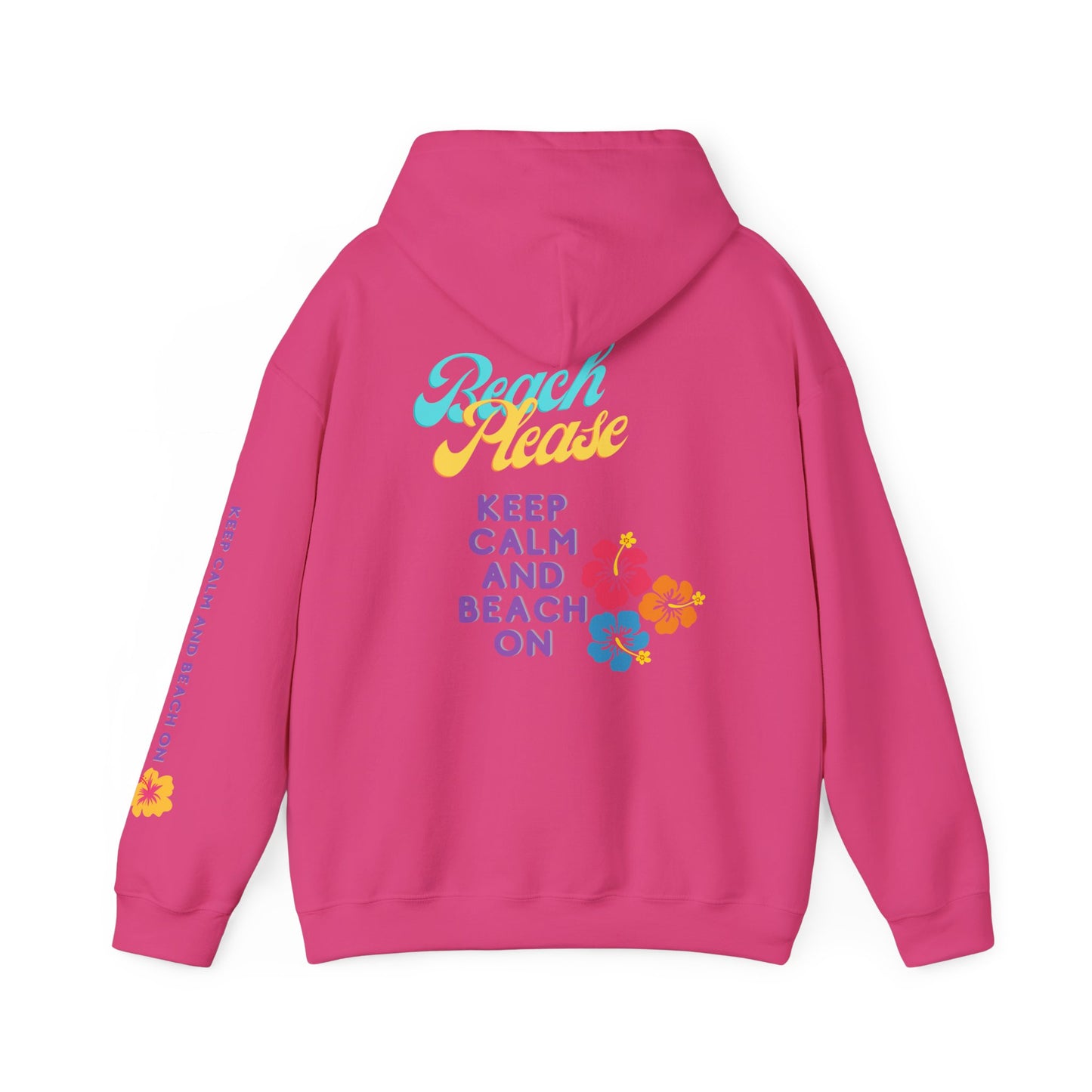 Beach Please Unisex Heavy Blend Hooded Sweatshirt