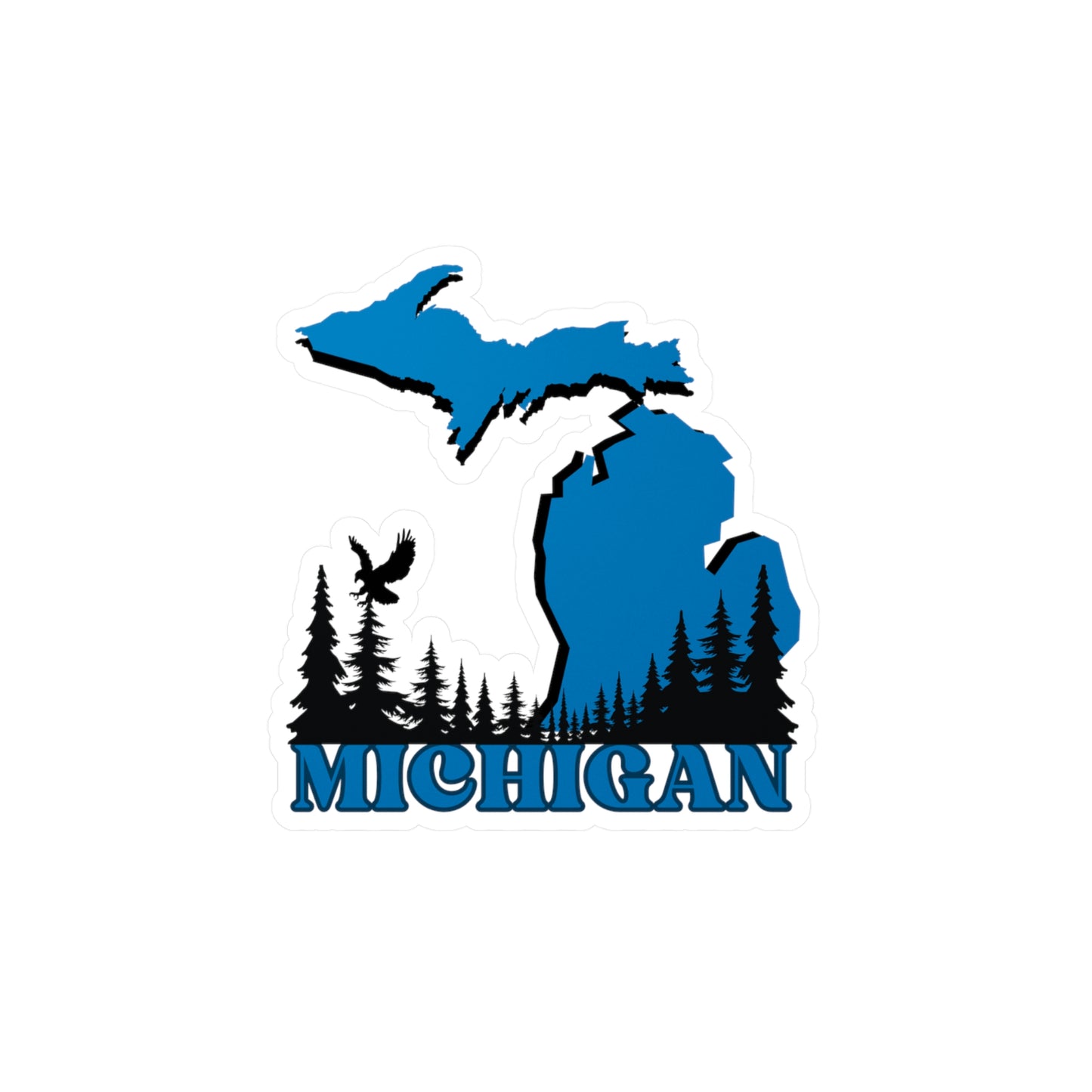 Michigan Outdoor Waterproof Vinyl Decal