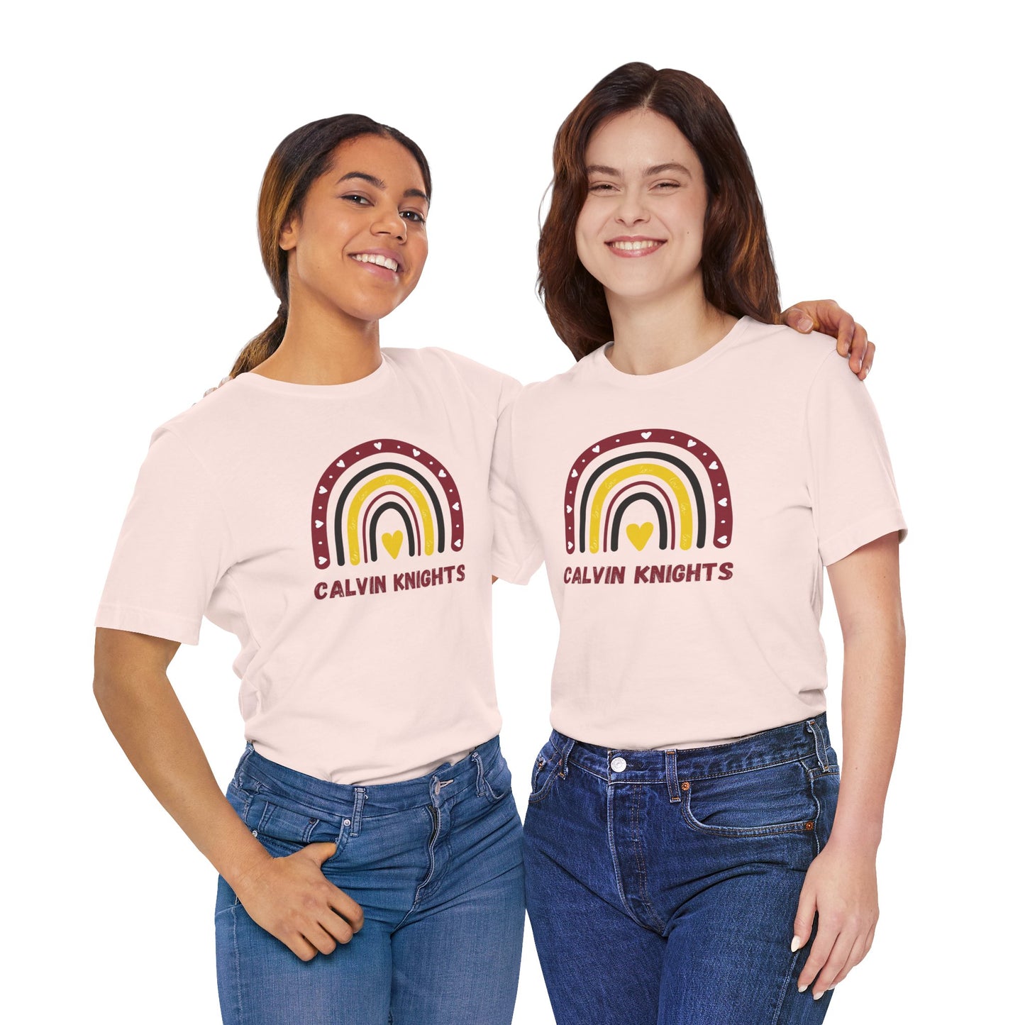 Calvin College Knights Rainbow Tshirt