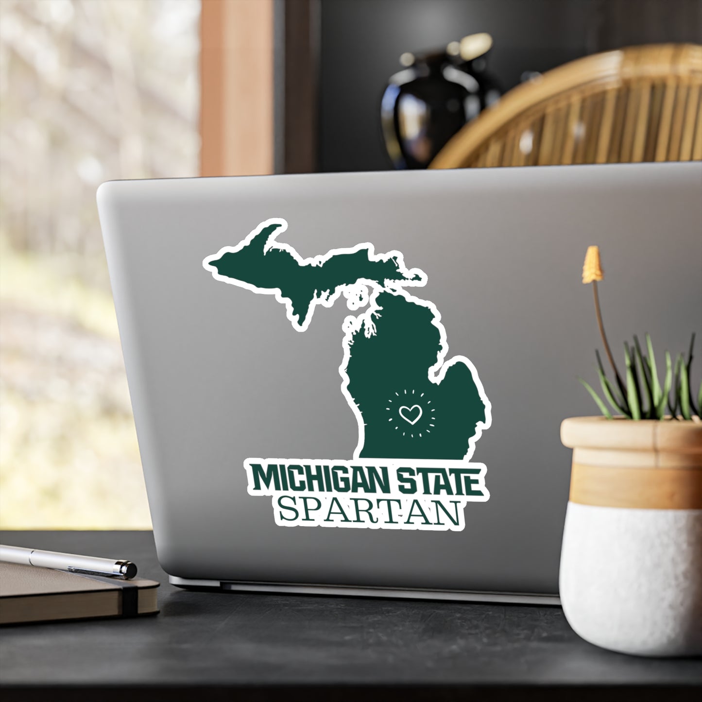 MSU Vinyl Decal Multiple Sizes Decal for Indoors and Outdoors