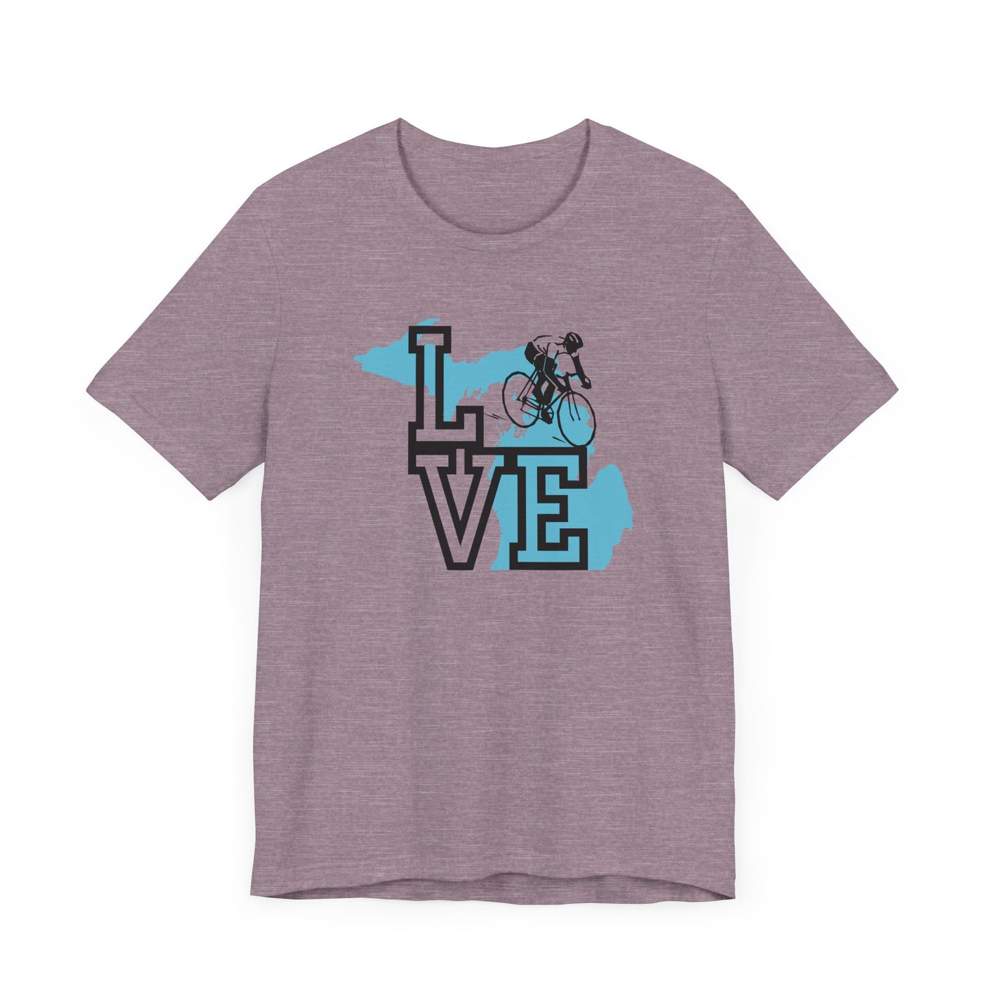 Love Road Cycling Biking Michigan shirt