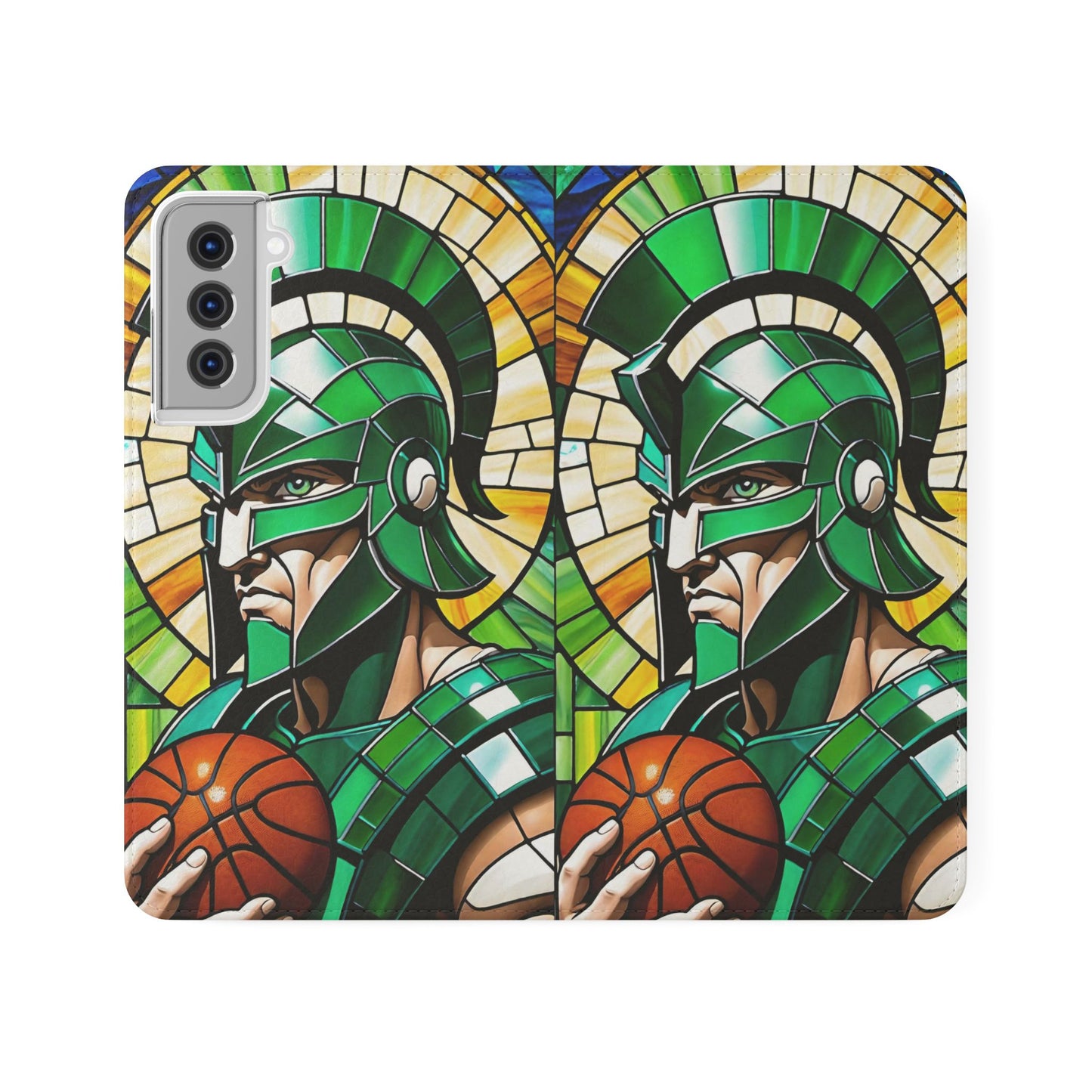 Spartan Basketball Flip Cases for Iphones and Samsung Galaxy Phones