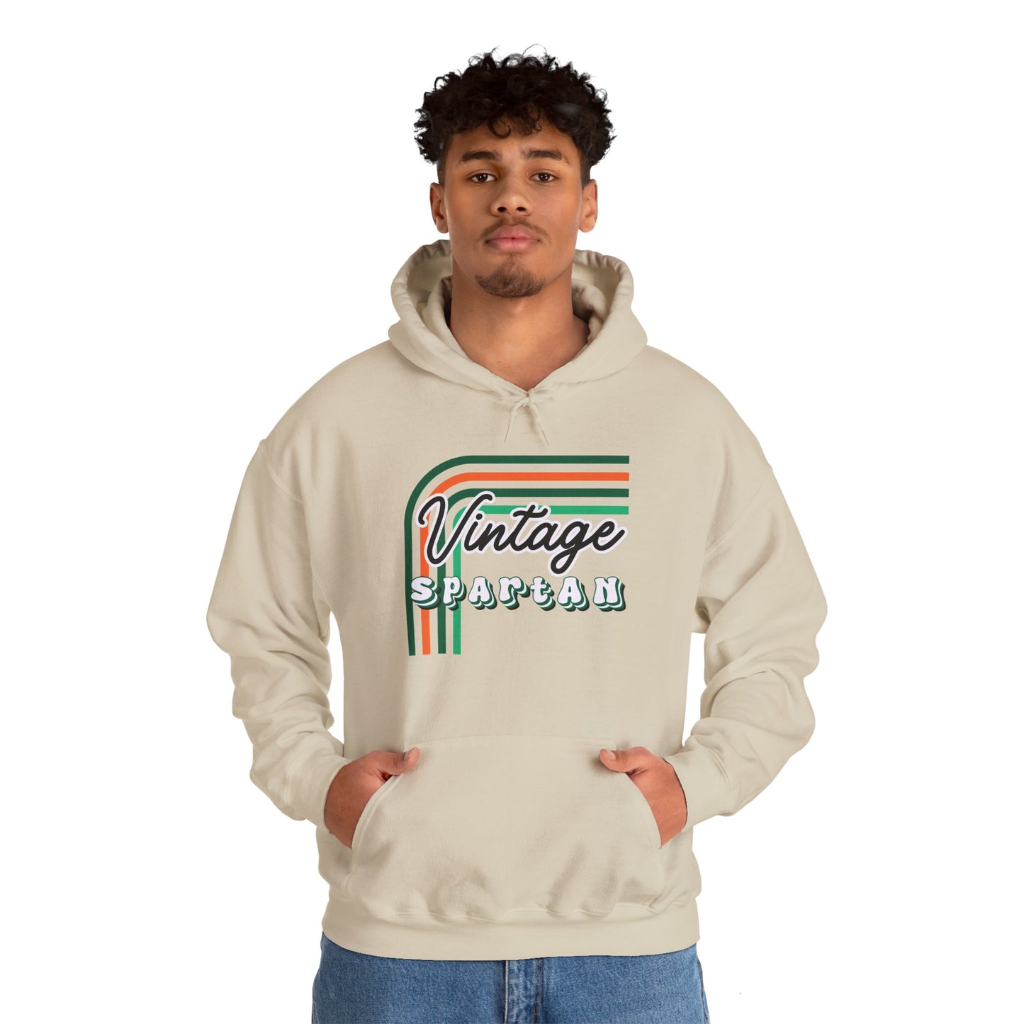 Spartan Vintage Long Sleeve Hoodie