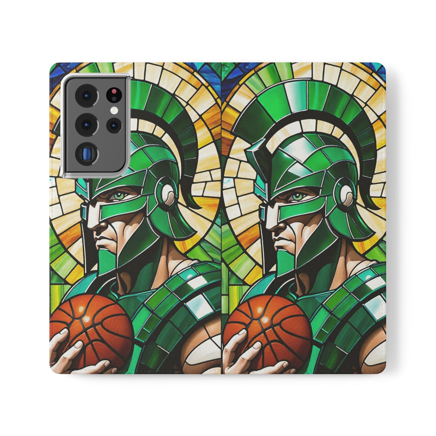 Spartan Basketball Flip Cases for Iphones and Samsung Galaxy Phones