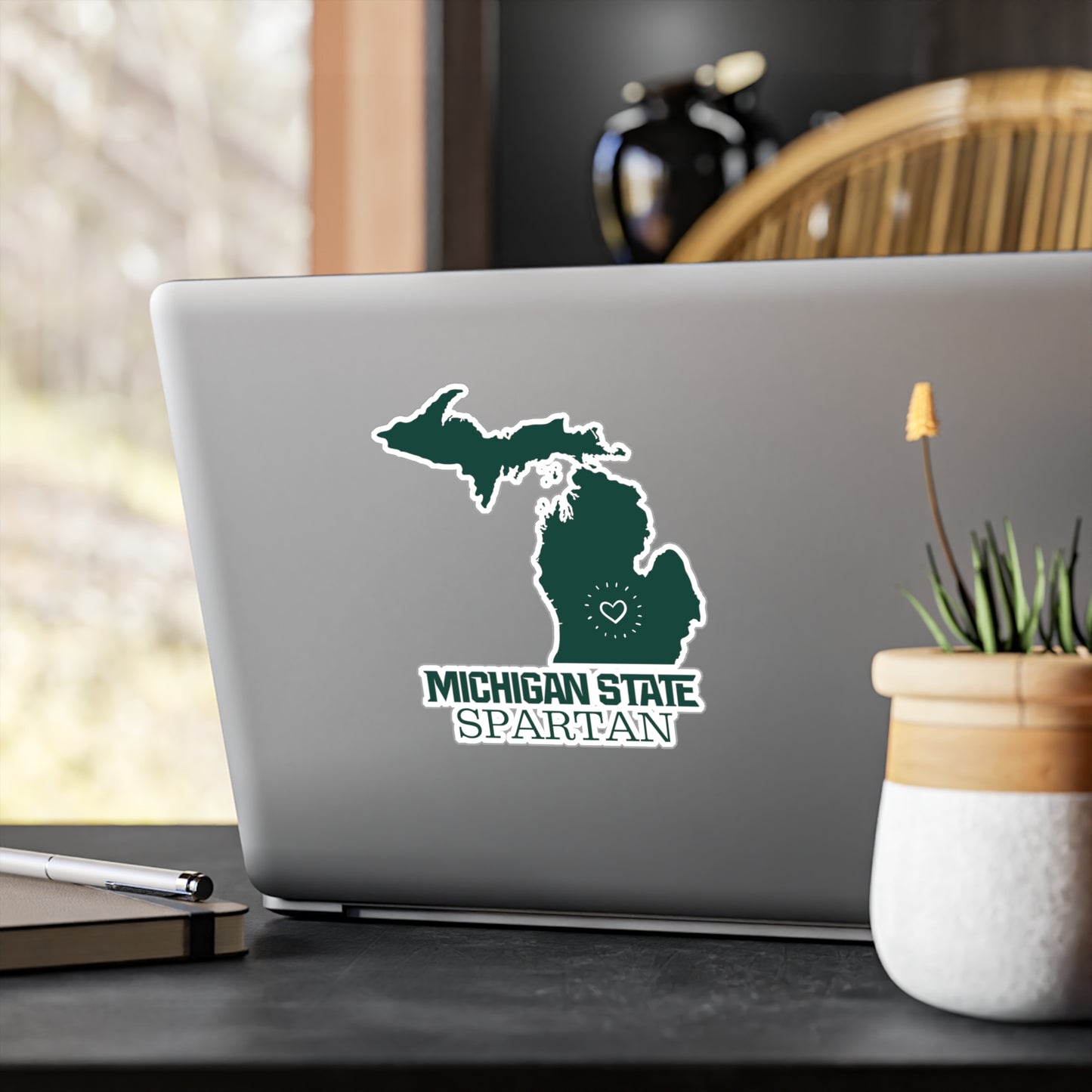 MSU Vinyl Decal Multiple Sizes Decal for Indoors and Outdoors