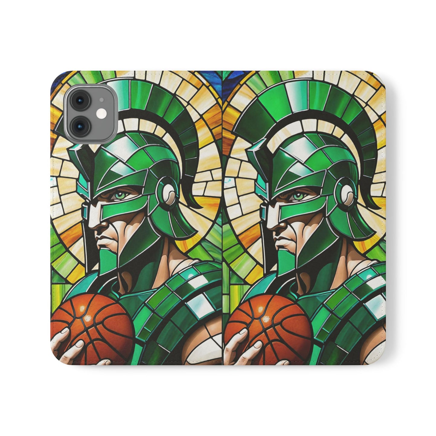 Spartan Basketball Flip Cases for Iphones and Samsung Galaxy Phones