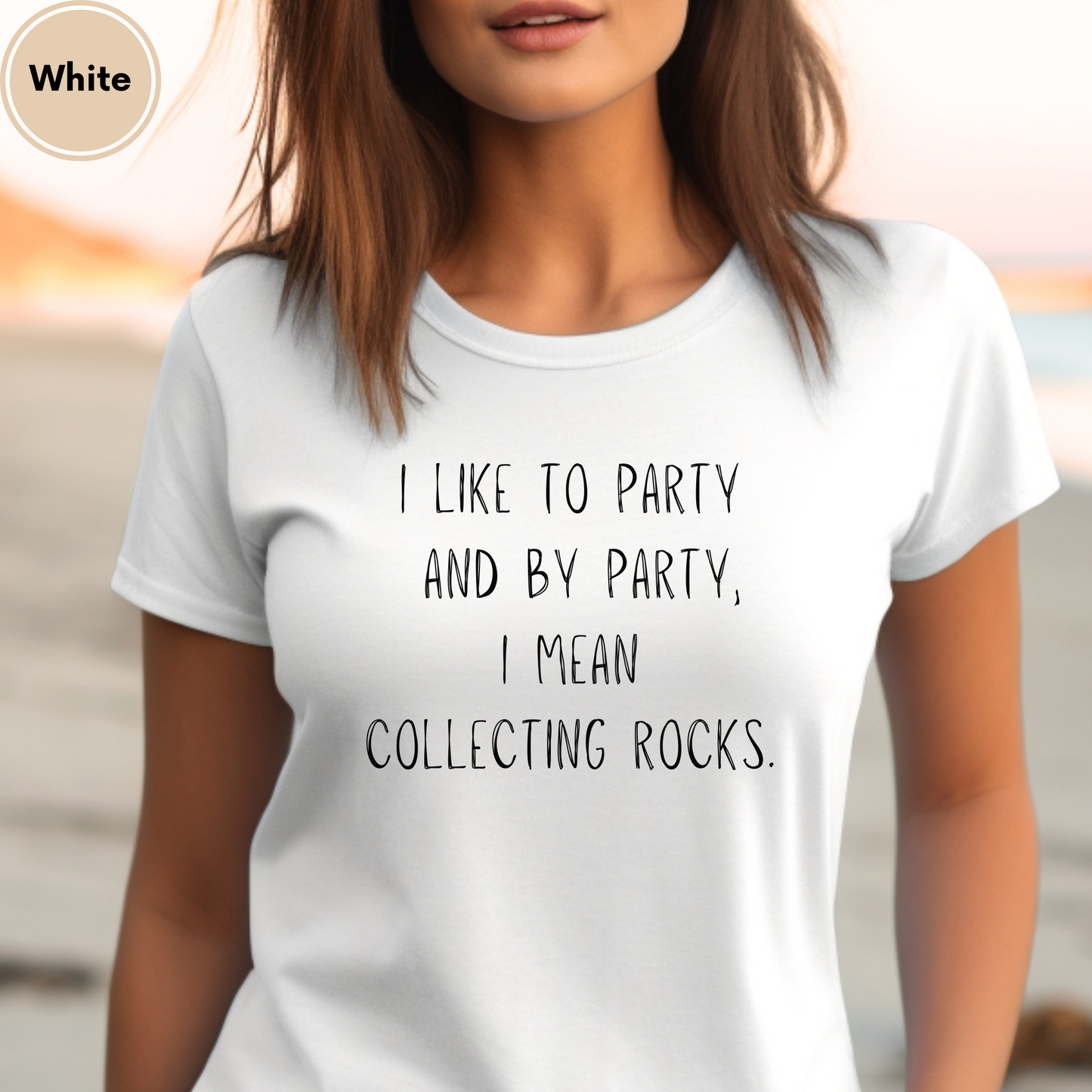 Rock Collecting I Like To Party Unisex Shirt Rock tshirt