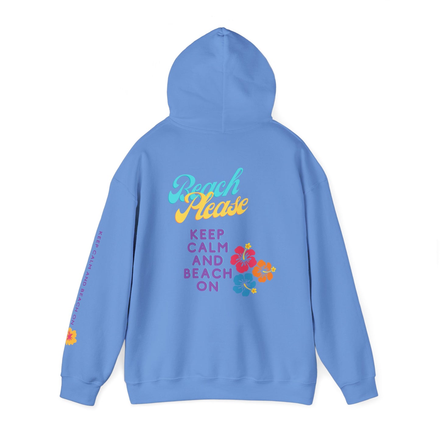 Beach Please Unisex Heavy Blend Hooded Sweatshirt