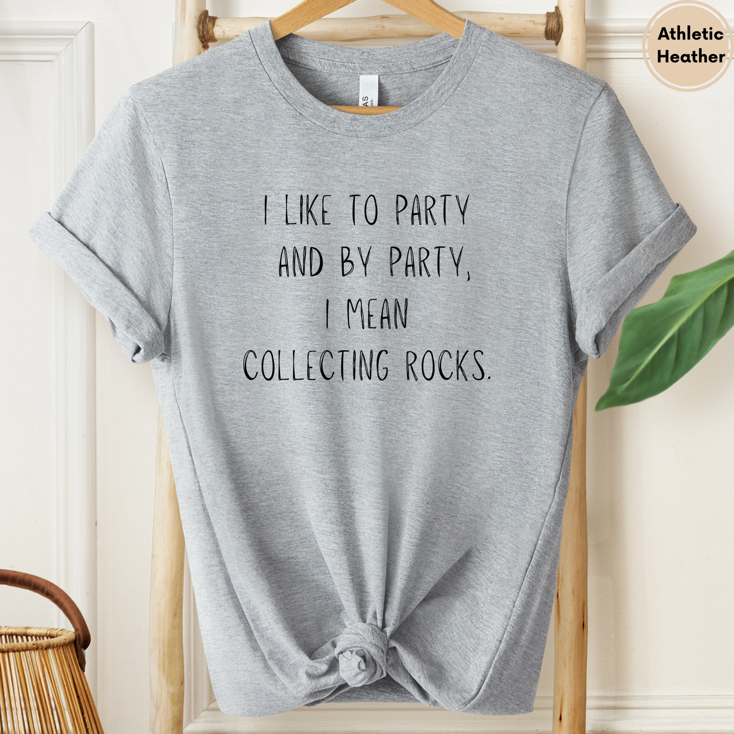 Rock Collecting I Like To Party Unisex Shirt Rock tshirt