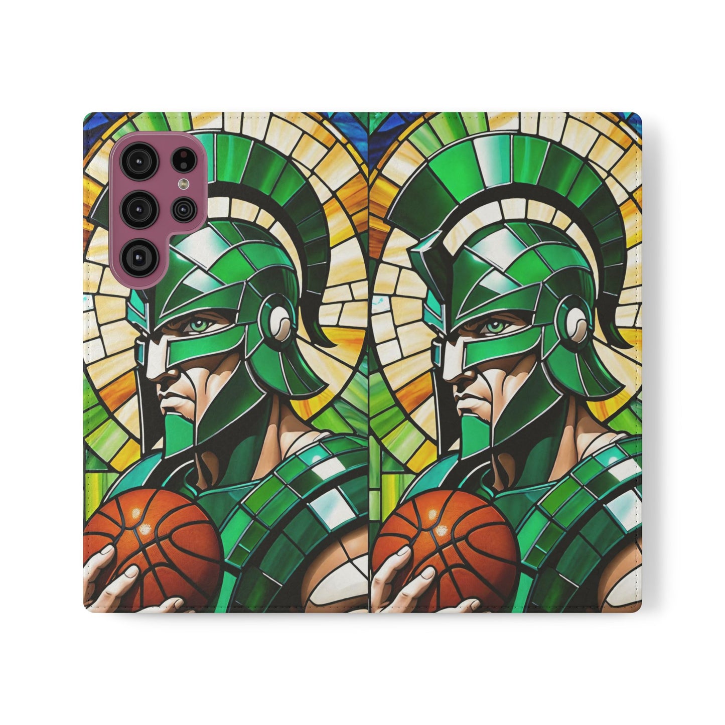 Spartan Basketball Flip Cases for Iphones and Samsung Galaxy Phones