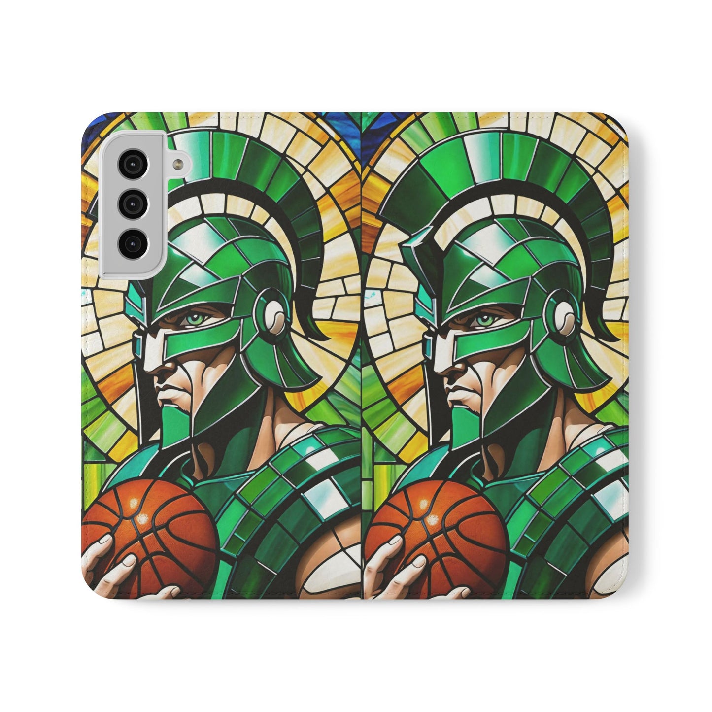 Spartan Basketball Flip Cases for Iphones and Samsung Galaxy Phones