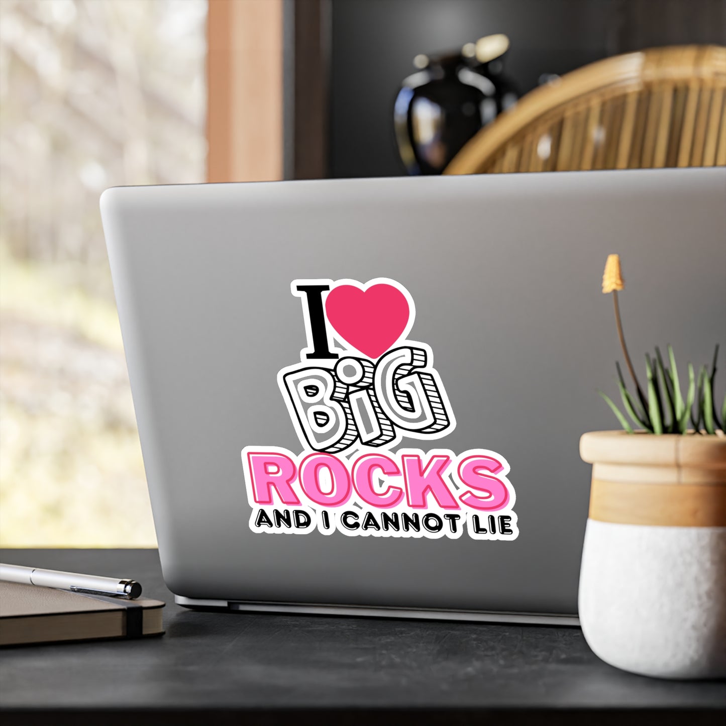 Rock Collector I Love Big Rocks Vinyl Decal