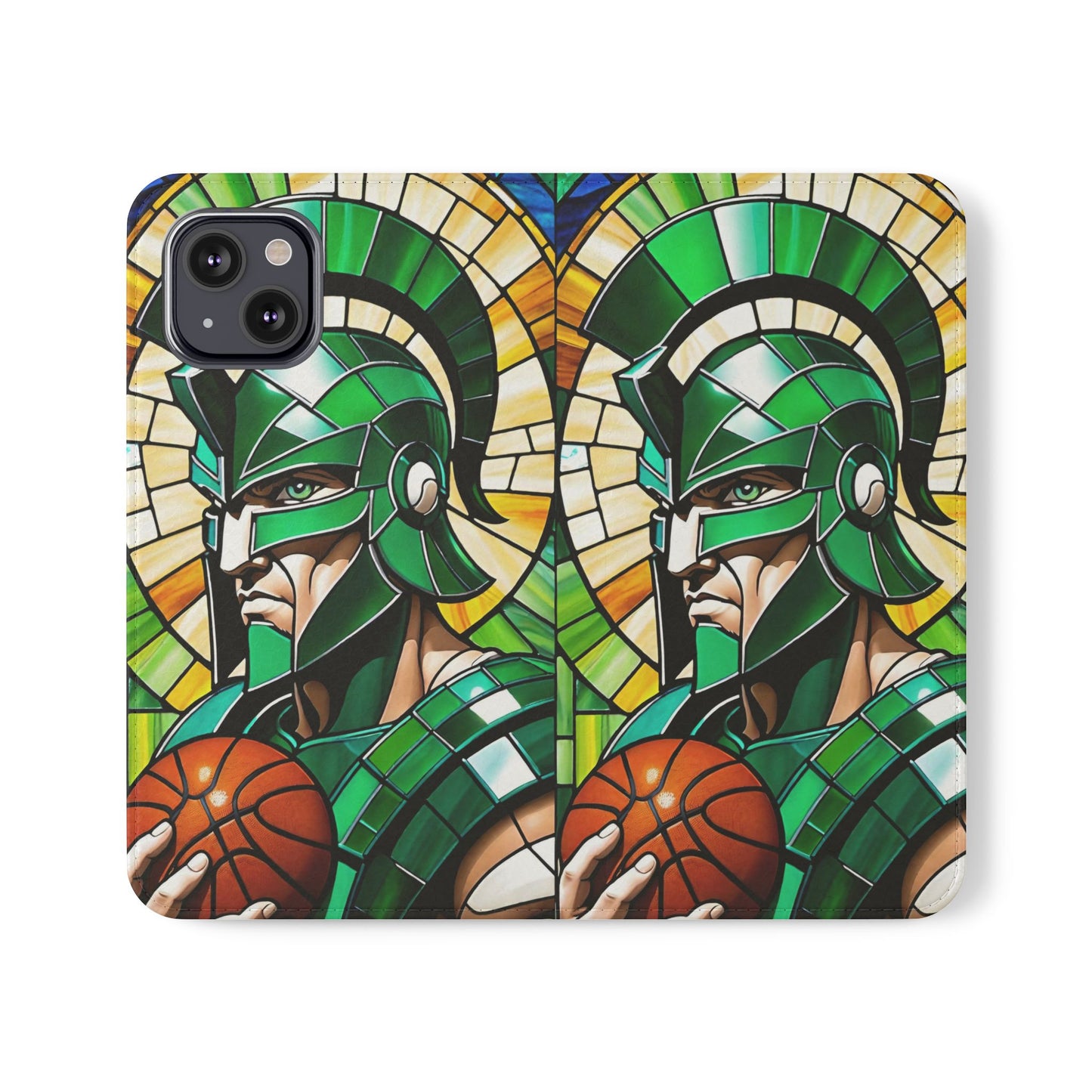 Spartan Basketball Flip Cases for Iphones and Samsung Galaxy Phones