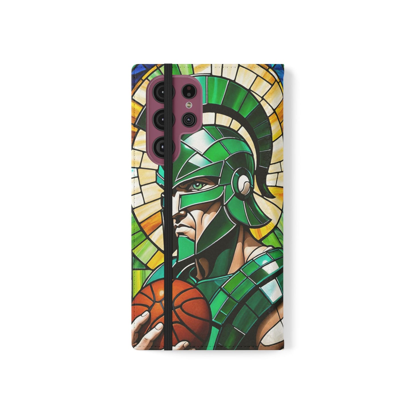 Spartan Basketball Flip Cases for Iphones and Samsung Galaxy Phones