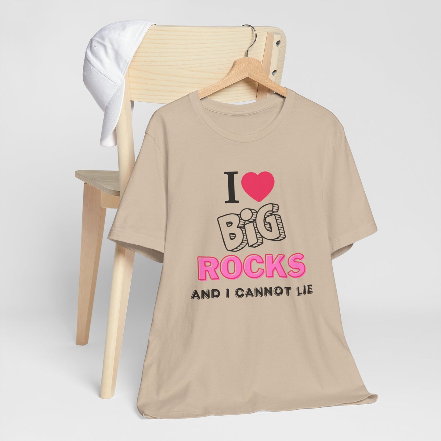 I Love Big Rocks Unisex Rock Tshirt