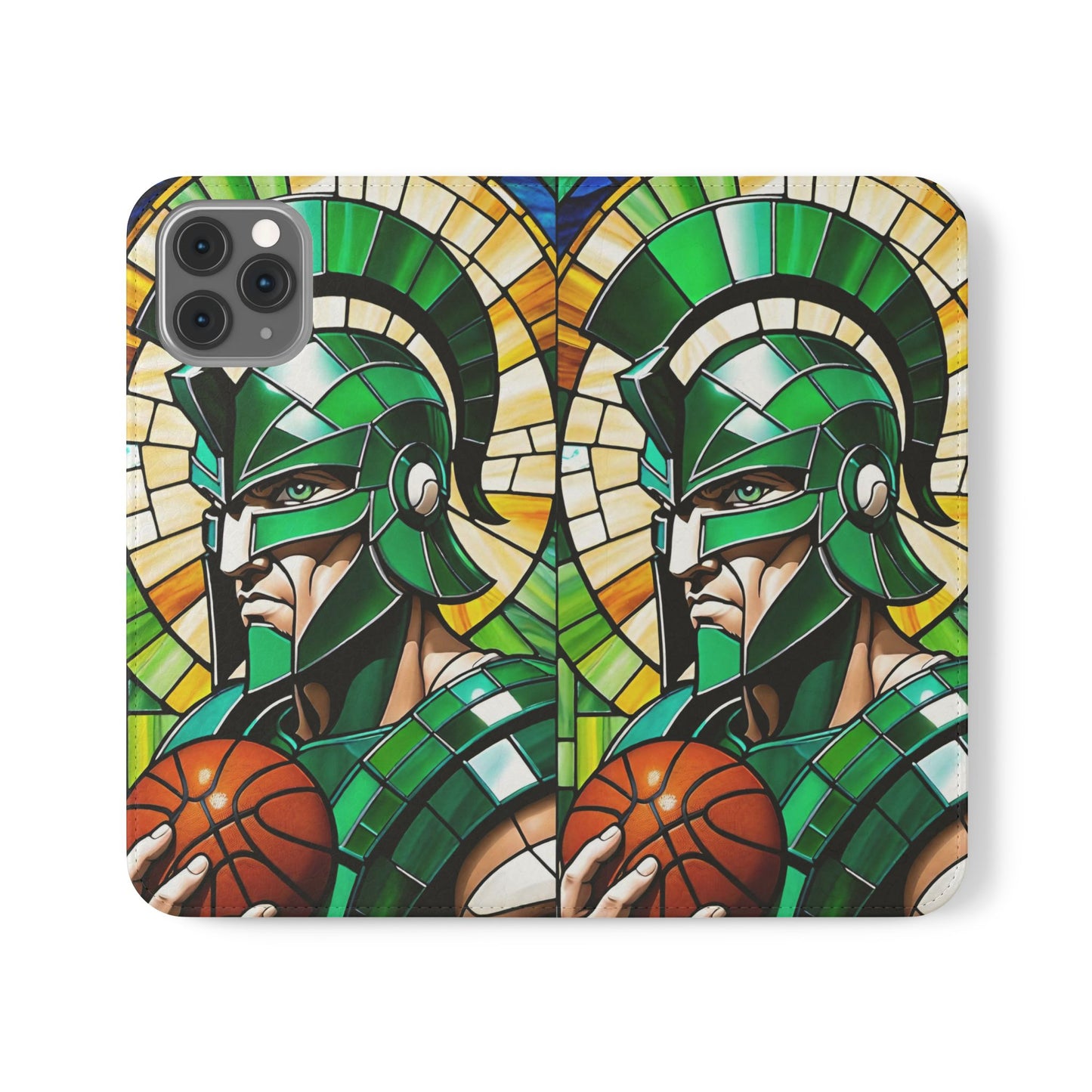 Spartan Basketball Flip Cases for Iphones and Samsung Galaxy Phones