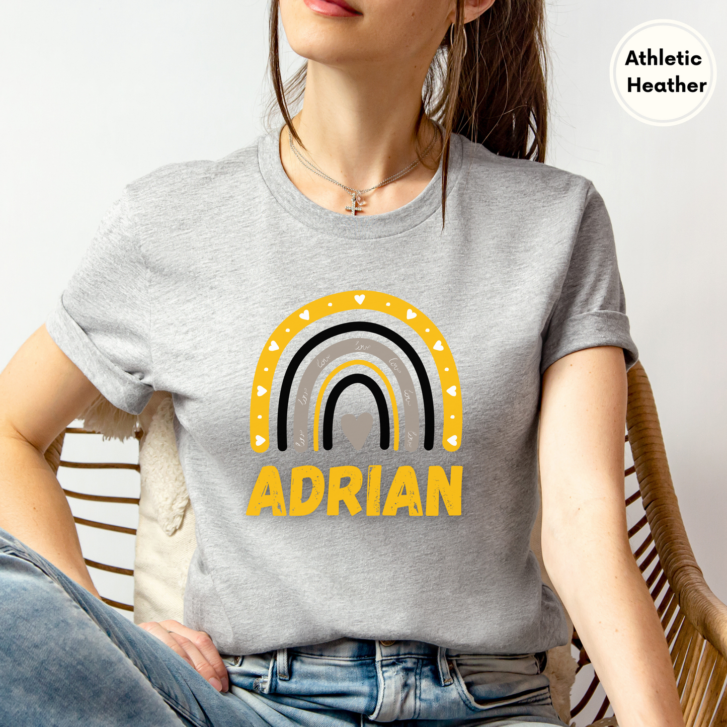 Adrian College Rainbow Tshirt