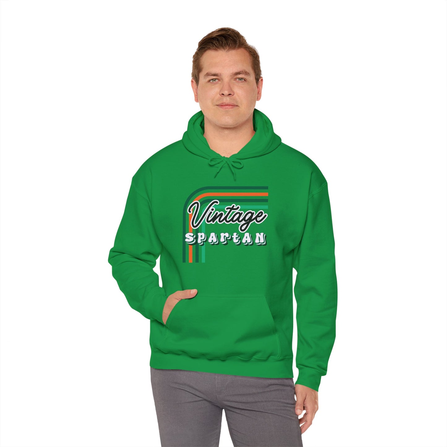 Spartan Vintage Long Sleeve Hoodie