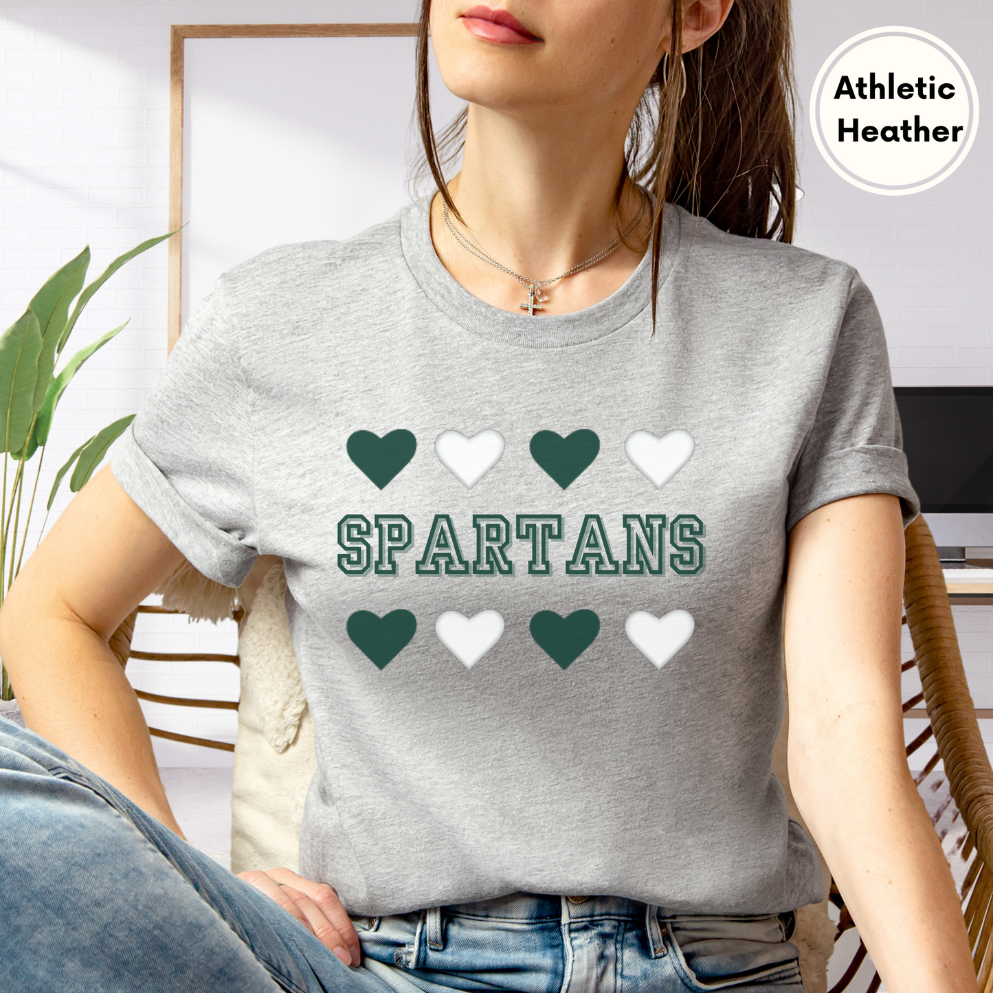 Spartan Heart Short Sleeve Tee