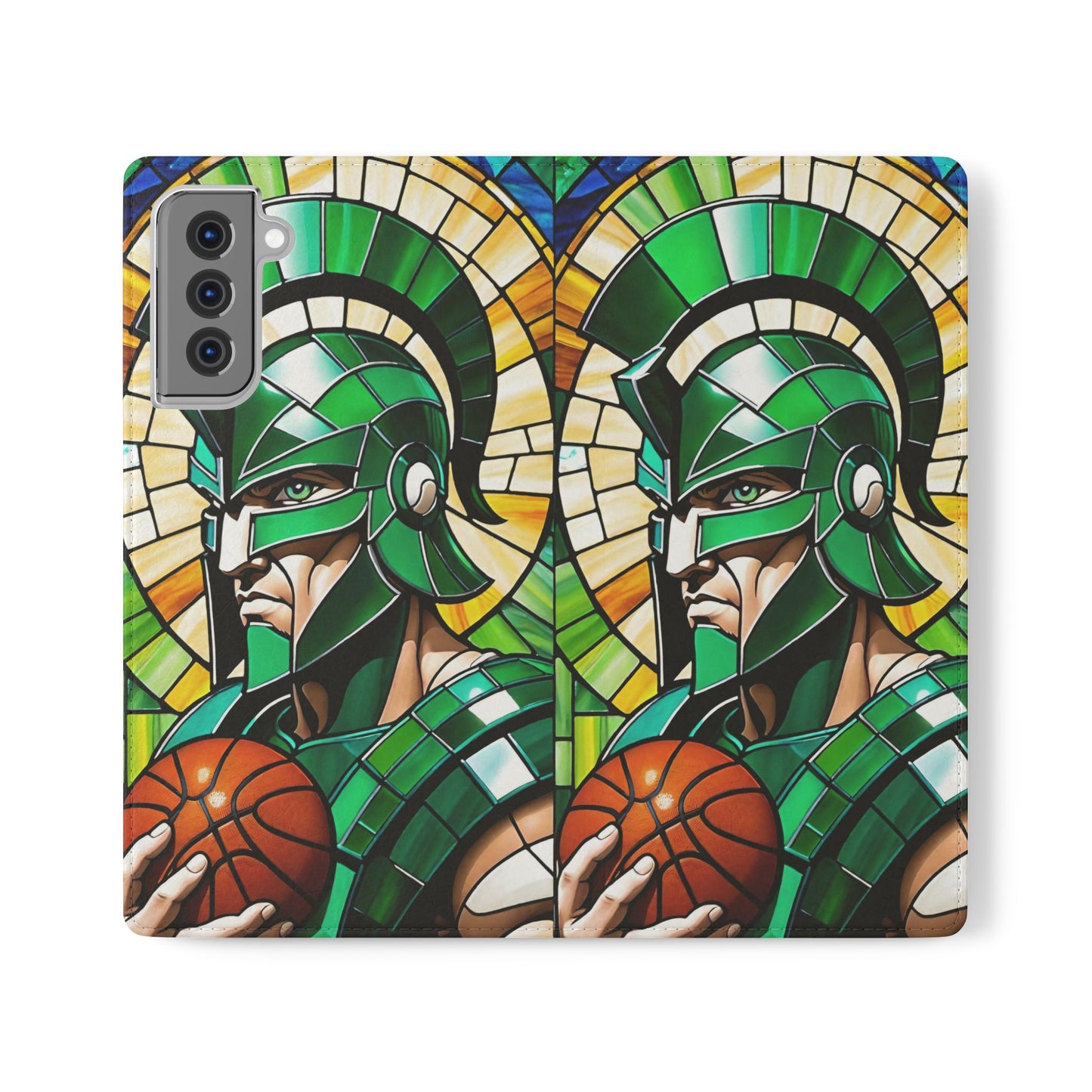 Spartan Basketball Flip Cases for Iphones and Samsung Galaxy Phones