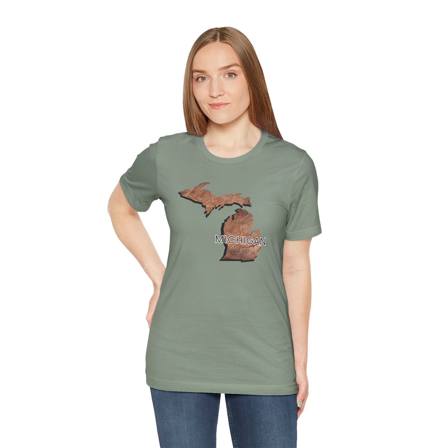 Michigan Woodland Design Unisex Tshirt